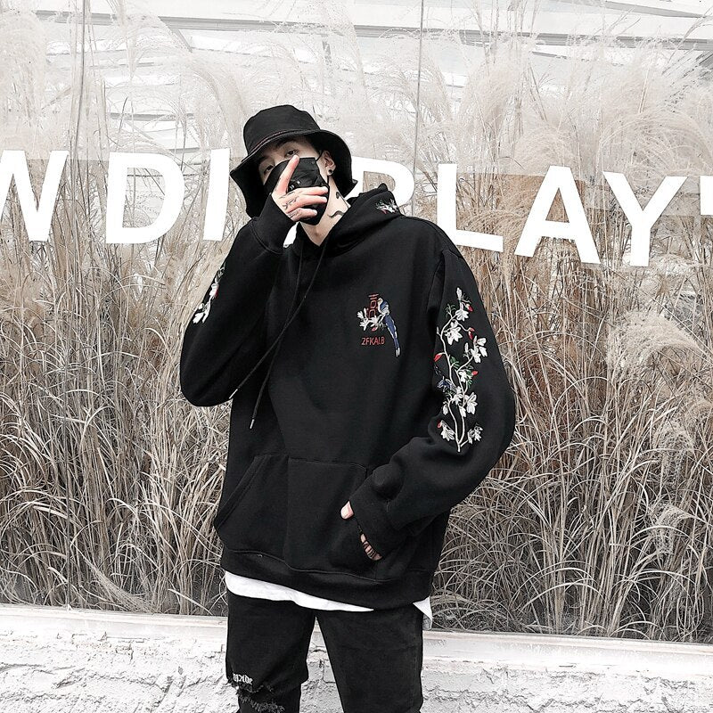 Cozy Love in Style – Embroidered Couple Hoodies