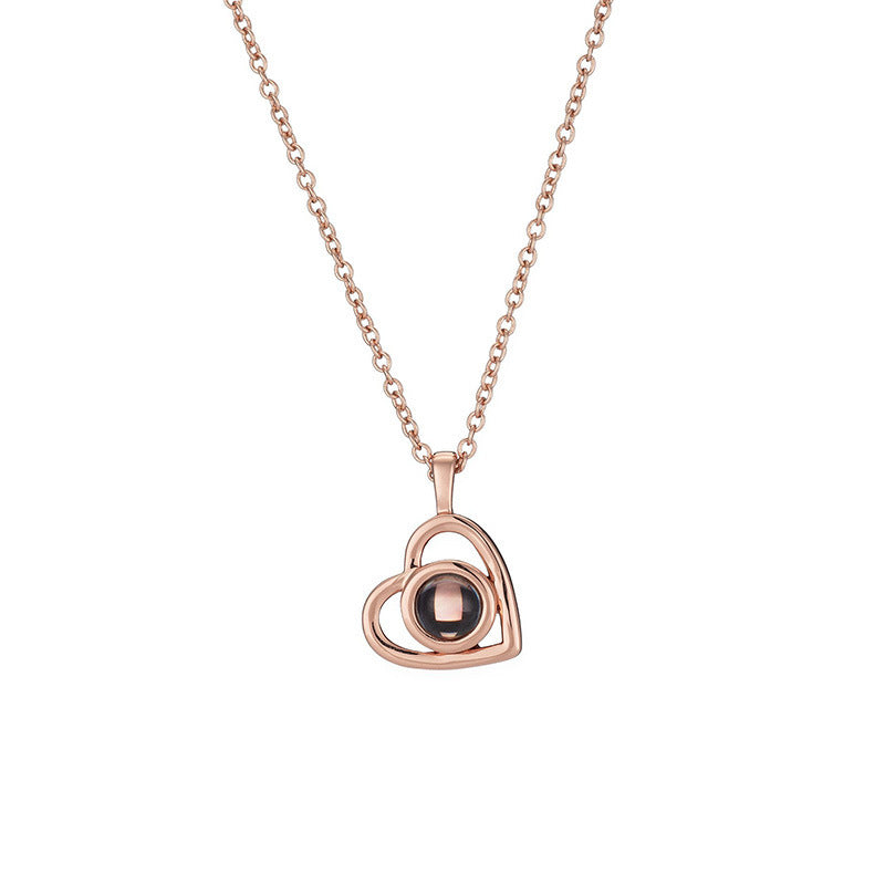 Hidden Moments – Personalized Projection Necklace for Couples