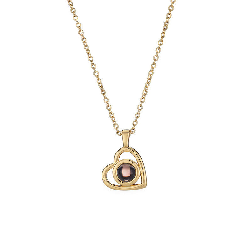 Hidden Moments – Personalized Projection Necklace for Couples