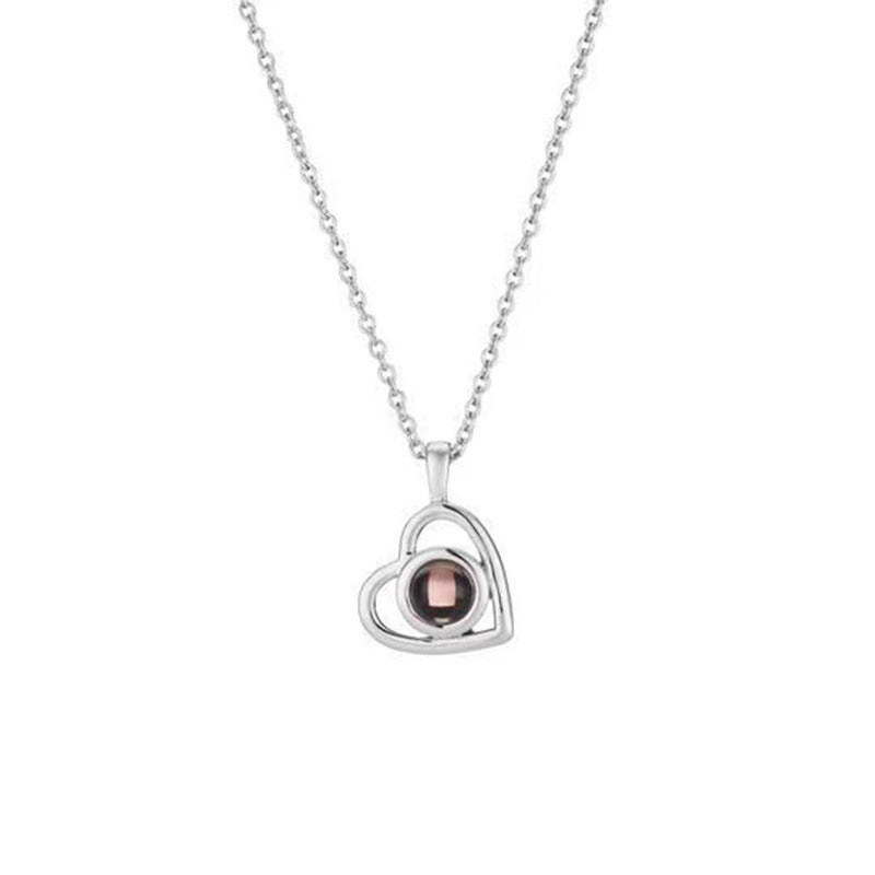 Hidden Moments – Personalized Projection Necklace for Couples
