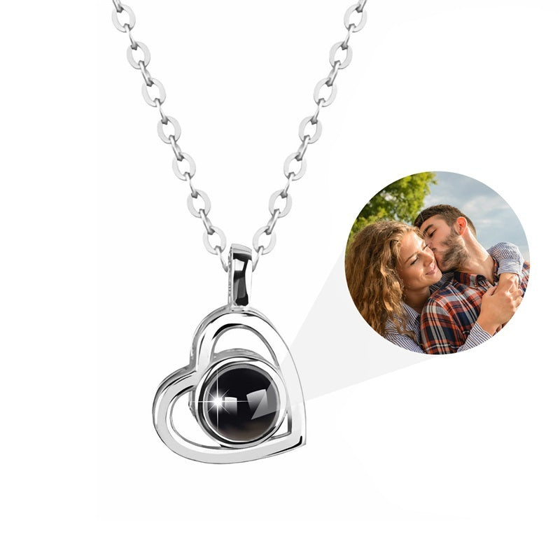 Hidden Moments – Personalized Projection Necklace for Couples