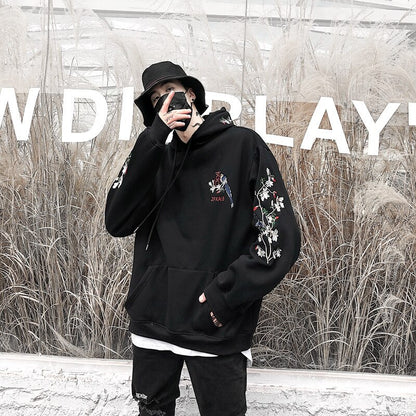 Cozy Love in Style – Embroidered Couple Hoodies