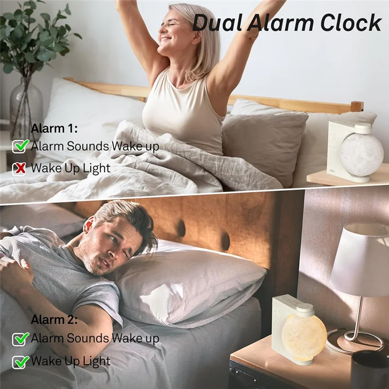 LumiRise™ – Sunrise & Moonlight Alarm Clock 🌅🌙
