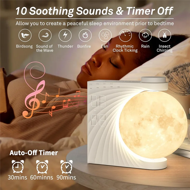 LumiRise™ – Sunrise & Moonlight Alarm Clock 🌅🌙