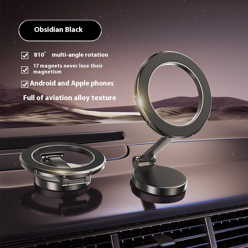 Car Mount Electric Vacuum Magnetic Holder Foldable Strong Suction Stand
