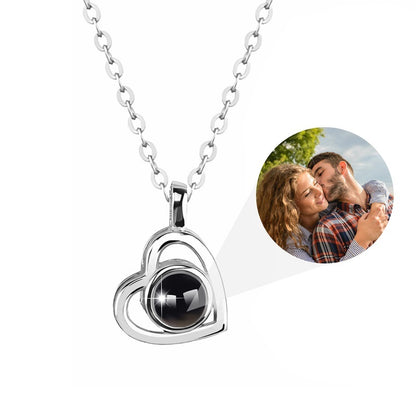 Hidden Moments – Personalized Projection Necklace for Couples
